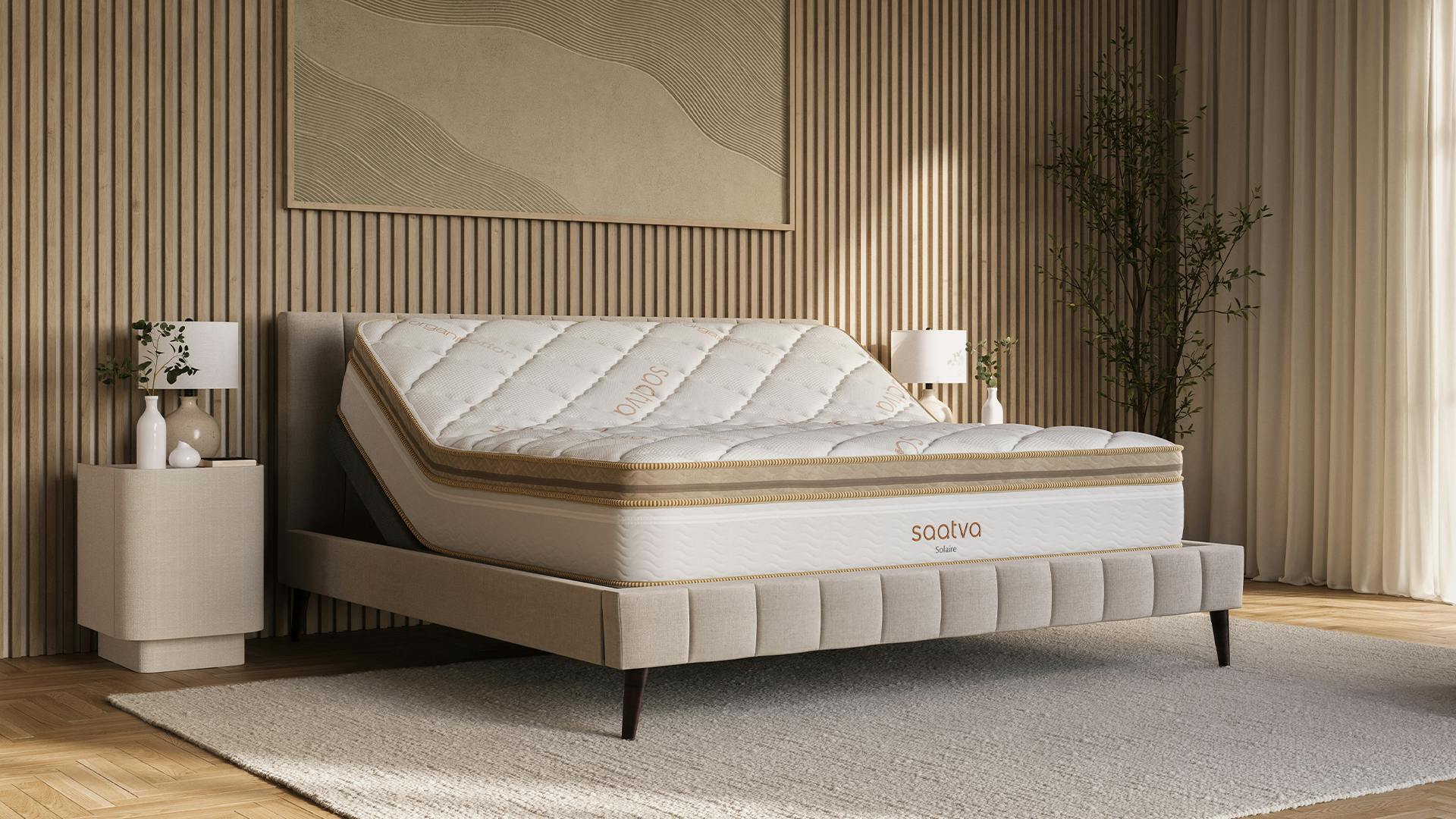 Saatva mattress support image